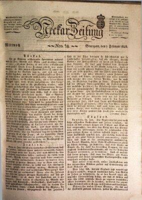 Neckar-Zeitung Mittwoch 9. Februar 1825