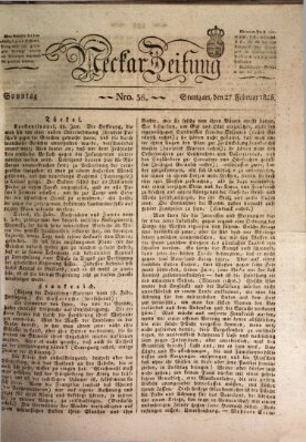 Neckar-Zeitung Sonntag 27. Februar 1825