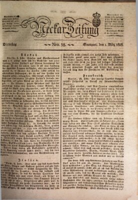 Neckar-Zeitung Dienstag 1. März 1825