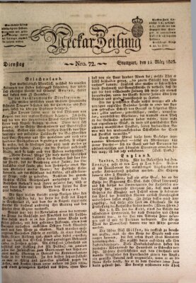 Neckar-Zeitung Dienstag 15. März 1825