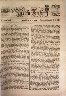 Neckar-Zeitung Samstag 16. April 1825