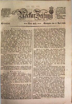 Neckar-Zeitung Sonntag 17. April 1825