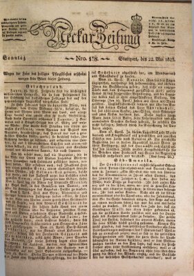 Neckar-Zeitung Sonntag 22. Mai 1825