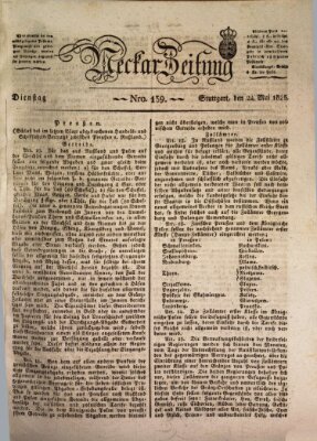 Neckar-Zeitung Dienstag 24. Mai 1825