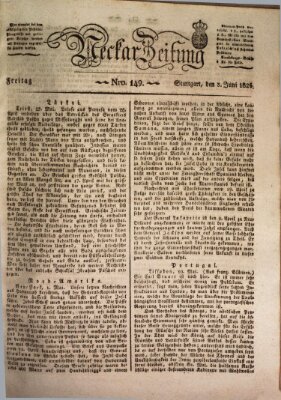 Neckar-Zeitung Freitag 3. Juni 1825