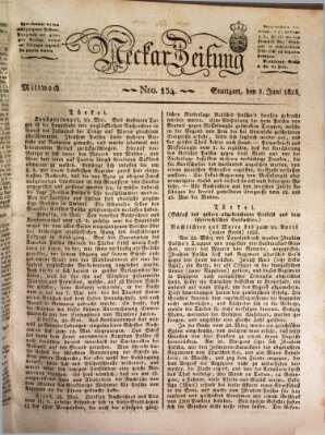 Neckar-Zeitung Mittwoch 8. Juni 1825