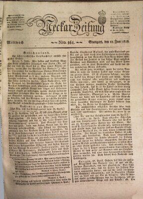 Neckar-Zeitung Mittwoch 15. Juni 1825