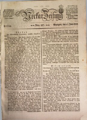 Neckar-Zeitung Freitag 17. Juni 1825