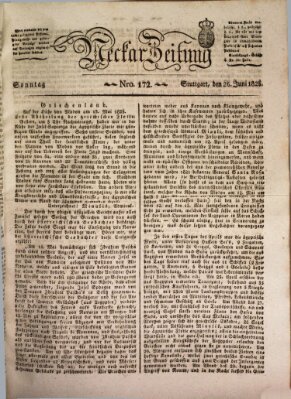 Neckar-Zeitung Sonntag 26. Juni 1825