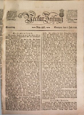 Neckar-Zeitung Sonntag 17. Juli 1825