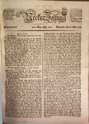 Neckar-Zeitung Samstag 23. Juli 1825