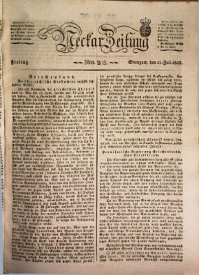 Neckar-Zeitung Freitag 29. Juli 1825