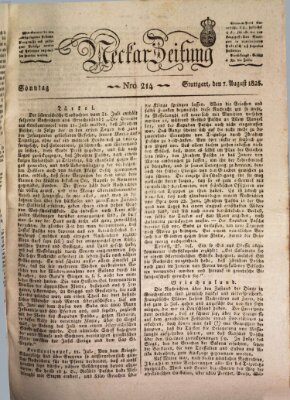 Neckar-Zeitung Sonntag 7. August 1825