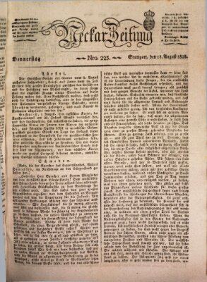 Neckar-Zeitung Donnerstag 18. August 1825