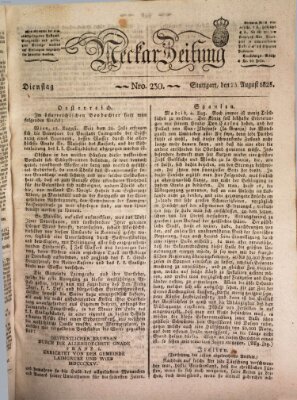 Neckar-Zeitung Dienstag 23. August 1825