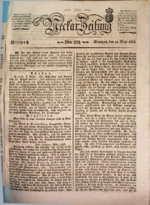 Neckar-Zeitung Mittwoch 14. September 1825