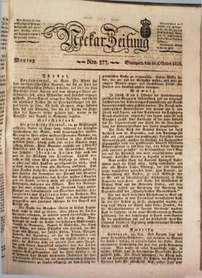 Neckar-Zeitung Montag 10. Oktober 1825