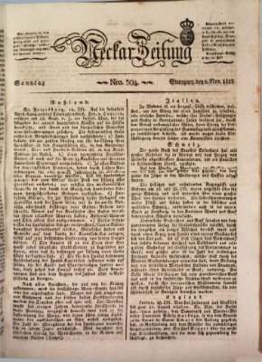 Neckar-Zeitung Sonntag 6. November 1825