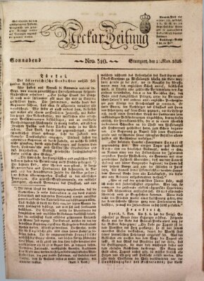 Neckar-Zeitung Samstag 12. November 1825