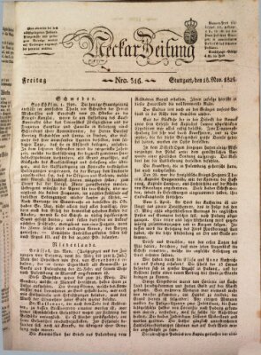 Neckar-Zeitung Freitag 18. November 1825