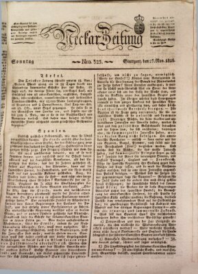 Neckar-Zeitung Sonntag 27. November 1825