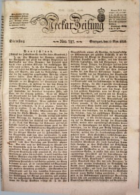 Neckar-Zeitung Dienstag 29. November 1825