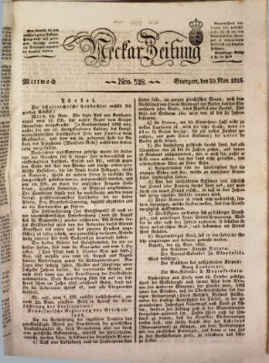 Neckar-Zeitung Mittwoch 30. November 1825