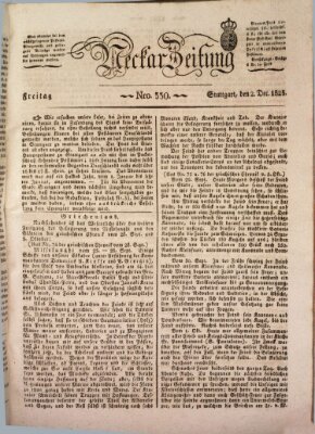 Neckar-Zeitung Freitag 2. Dezember 1825