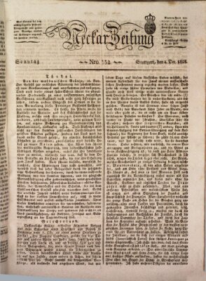 Neckar-Zeitung Sonntag 4. Dezember 1825