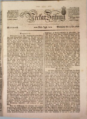 Neckar-Zeitung Mittwoch 21. Dezember 1825