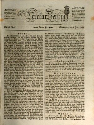 Neckar-Zeitung Sonntag 8. Januar 1826