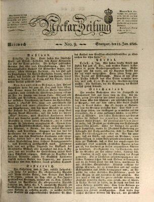 Neckar-Zeitung Mittwoch 11. Januar 1826