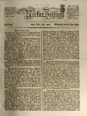 Neckar-Zeitung Freitag 13. Januar 1826