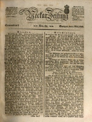 Neckar-Zeitung Samstag 4. März 1826