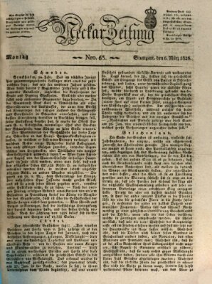 Neckar-Zeitung Montag 6. März 1826