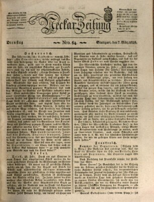 Neckar-Zeitung Dienstag 7. März 1826