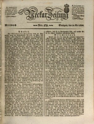 Neckar-Zeitung Mittwoch 24. Mai 1826