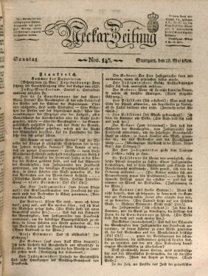 Neckar-Zeitung Sonntag 28. Mai 1826