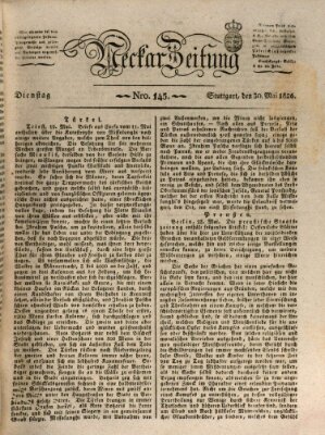 Neckar-Zeitung Dienstag 30. Mai 1826