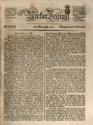 Neckar-Zeitung Mittwoch 31. Mai 1826