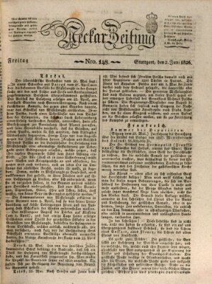 Neckar-Zeitung Freitag 2. Juni 1826