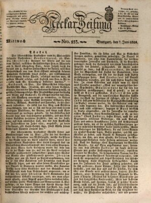 Neckar-Zeitung Mittwoch 7. Juni 1826