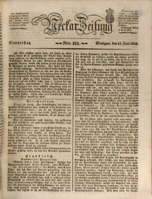 Neckar-Zeitung Donnerstag 15. Juni 1826