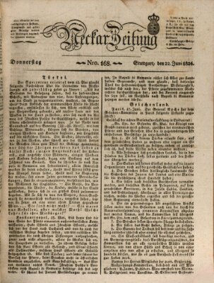 Neckar-Zeitung Donnerstag 22. Juni 1826