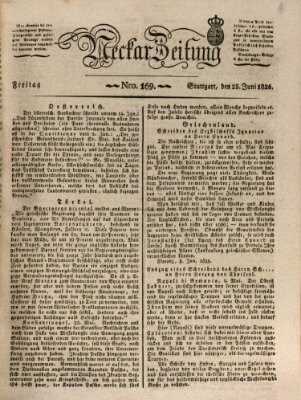 Neckar-Zeitung Freitag 23. Juni 1826