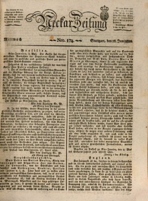 Neckar-Zeitung Mittwoch 28. Juni 1826