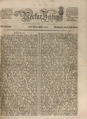 Neckar-Zeitung Sonntag 9. Juli 1826