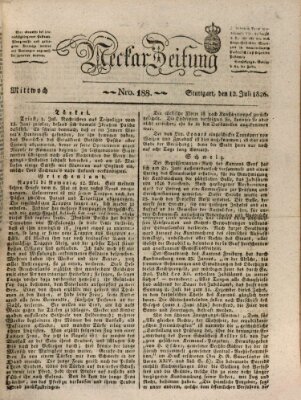 Neckar-Zeitung Mittwoch 12. Juli 1826