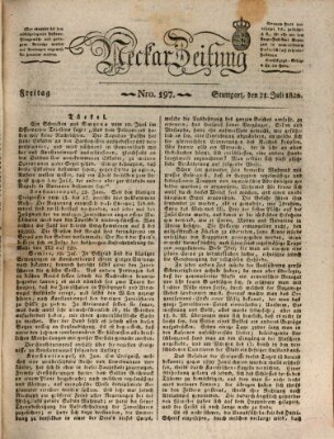 Neckar-Zeitung Freitag 21. Juli 1826