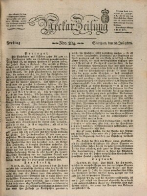 Neckar-Zeitung Freitag 28. Juli 1826